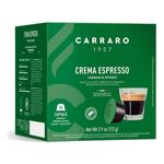 KAVA CREMA ESPRESSO KAPS 112 G CARRARO 16/1 DG