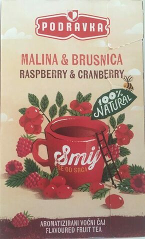 CAJ MALINA/BRUSNICA 50 G AO PODDRAVKA